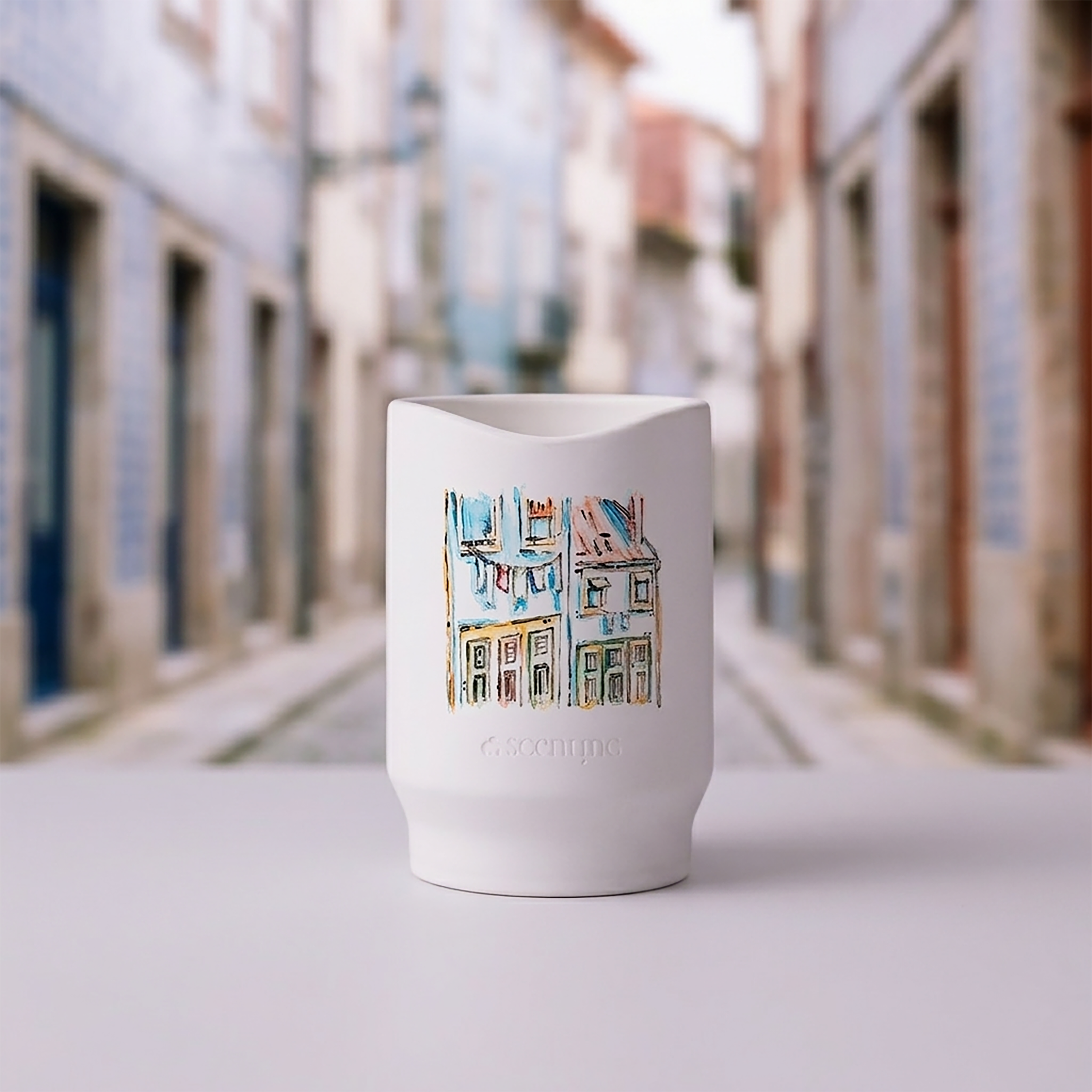 Porto Streets: Camellia Scented Candle, 100g