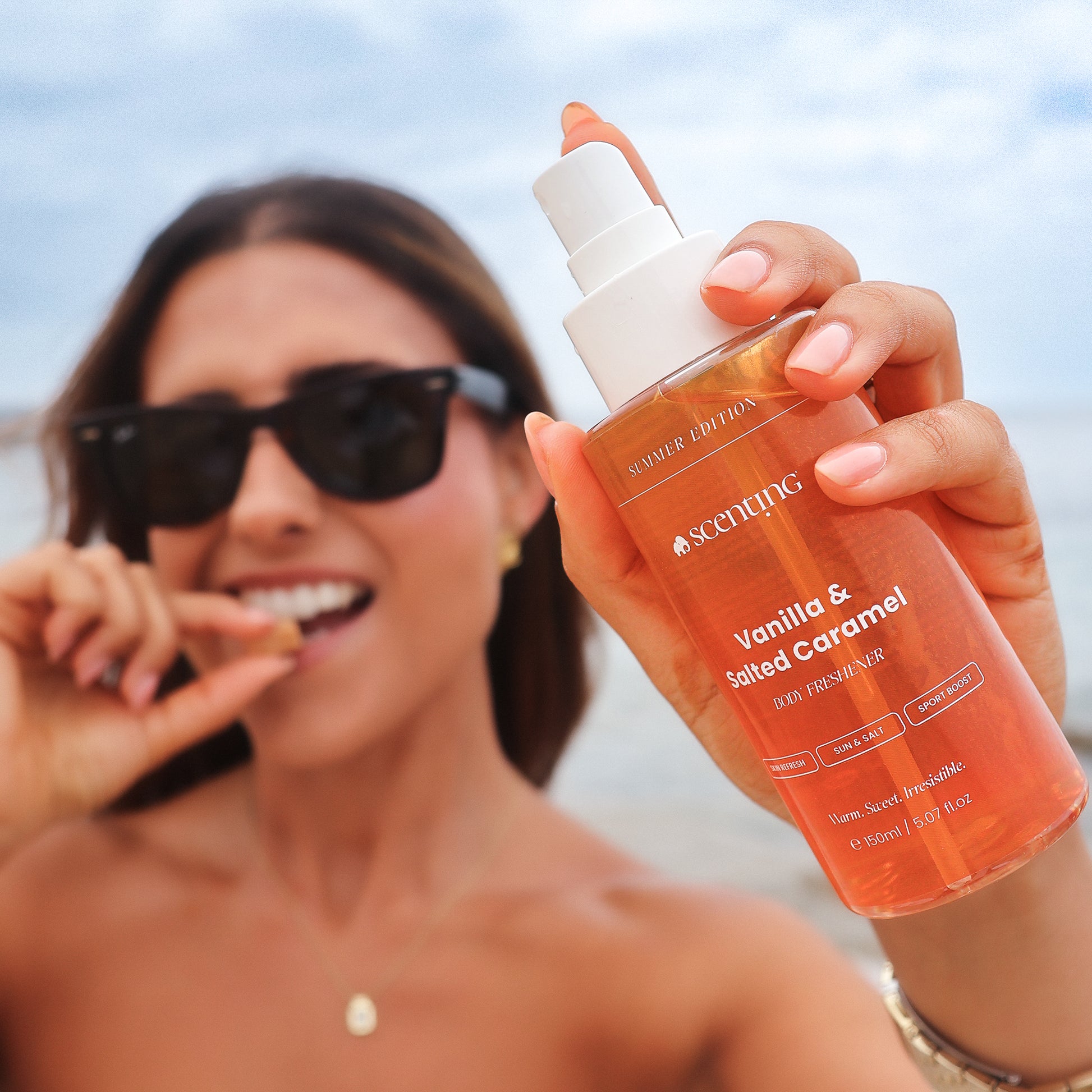 Vanilla & Salted Caramel Body Freshener, 150ml - Scenting